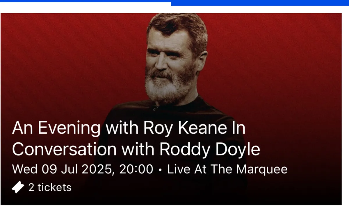 An evening with Roy Keane