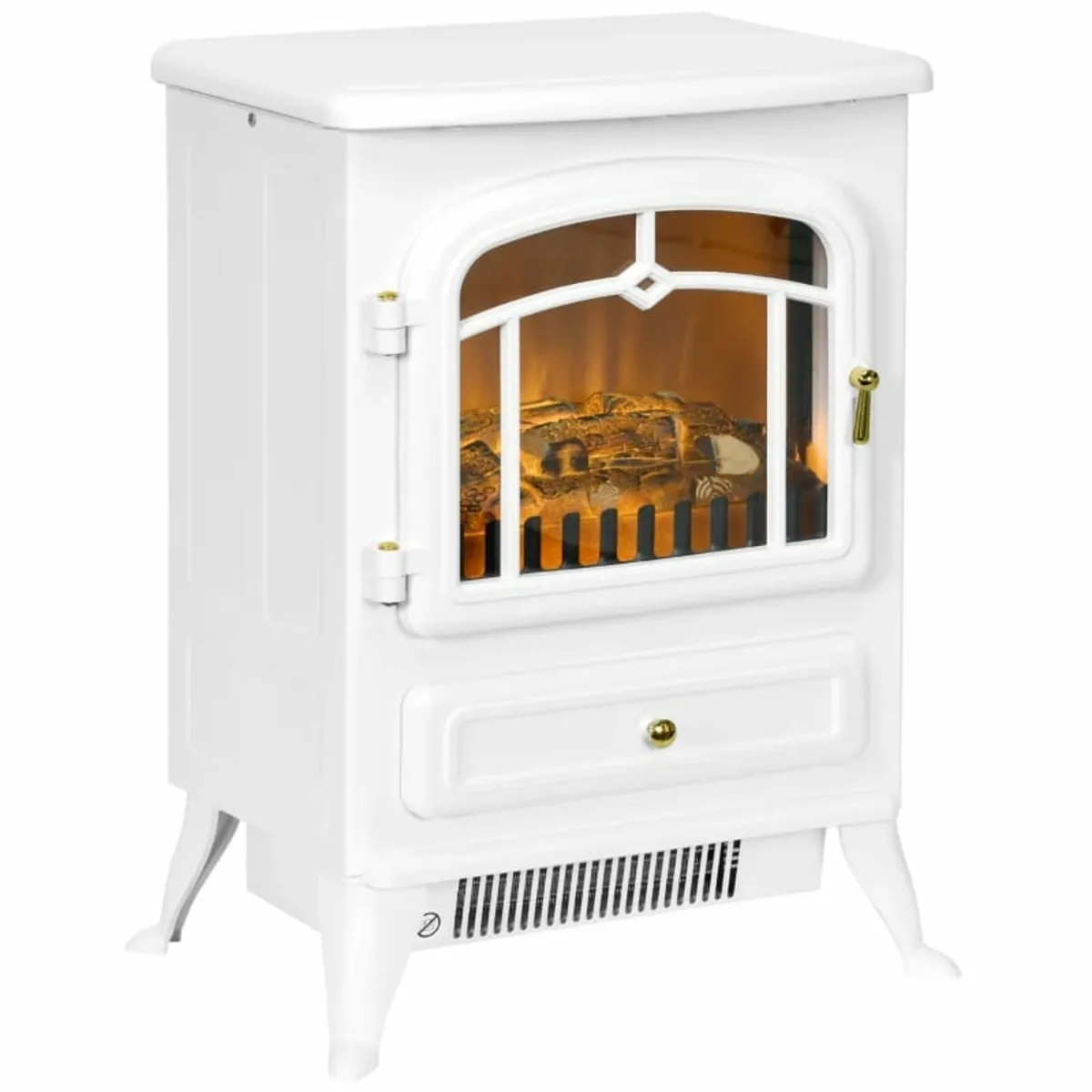 Modern Electric Fireplace, Freestanding Electric S - Image 1