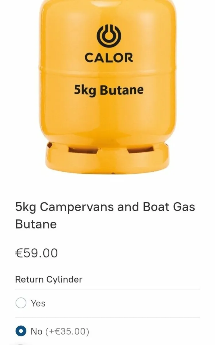 New Calor gas Butane 5kg with Regulator full set - Image 2