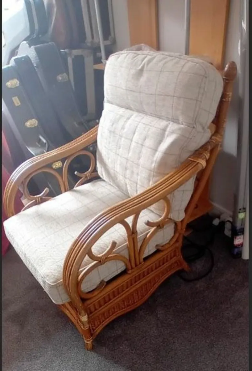 Wicker Armchair, 1 Seater - Image 1