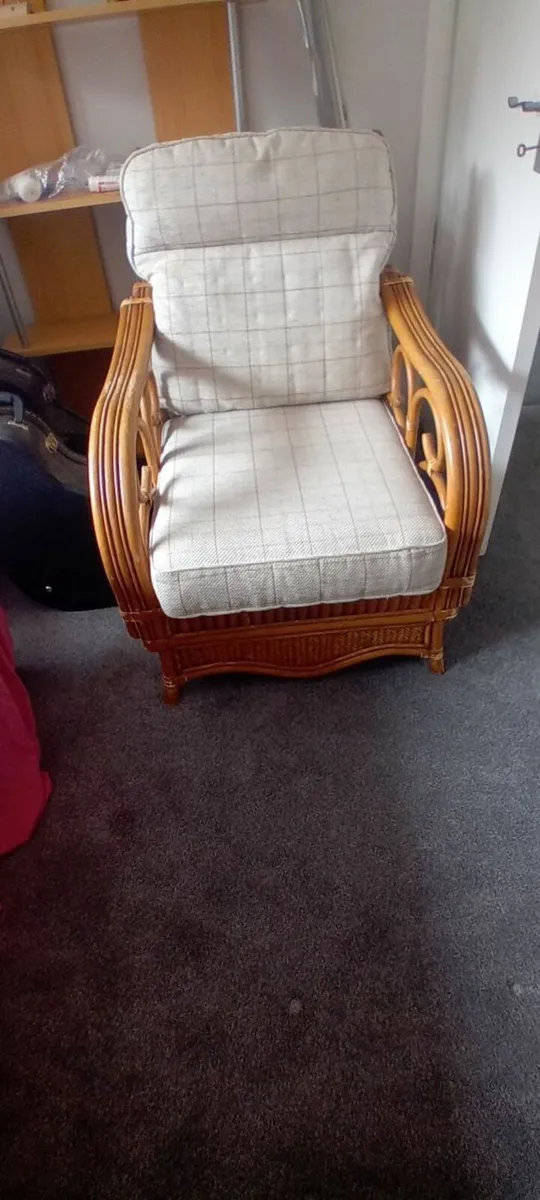 Wicker Armchair, 1 Seater - Image 2