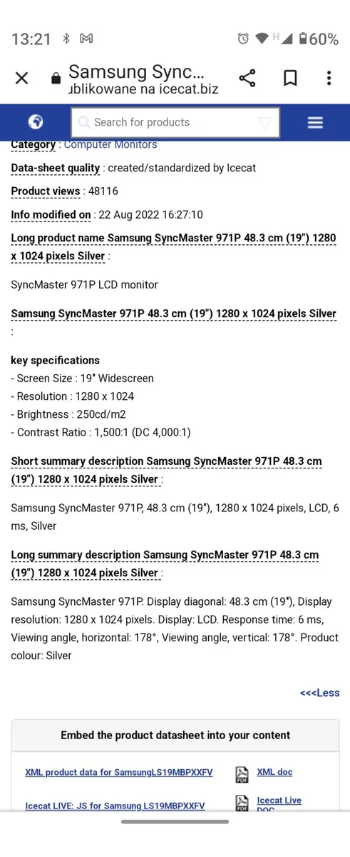 Monitor Samsung SyncMaster 971p - Image 4