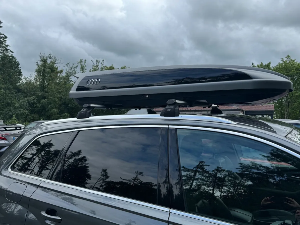 Audi roofbox and roof bars - Image 1