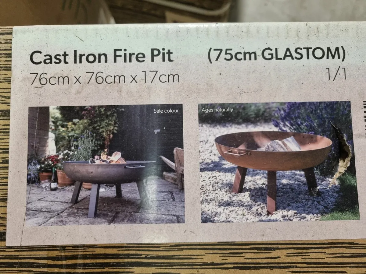 Glastonbury 75cm Fire Pit - Image 1