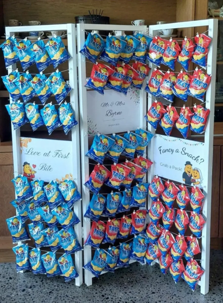 Ferrero Heart & Tayto Wall Combo for hire - Image 2
