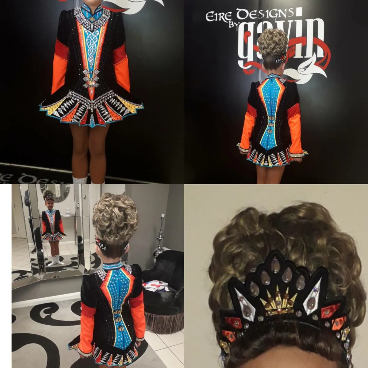 Gavin Eire design Irish dancing dress - Image 4