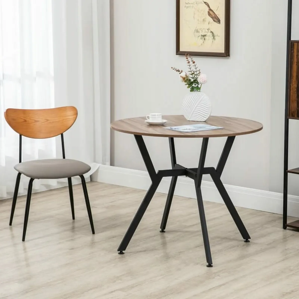 Dining Room Table with Black Legs Anti-slip Foot P - Image 3