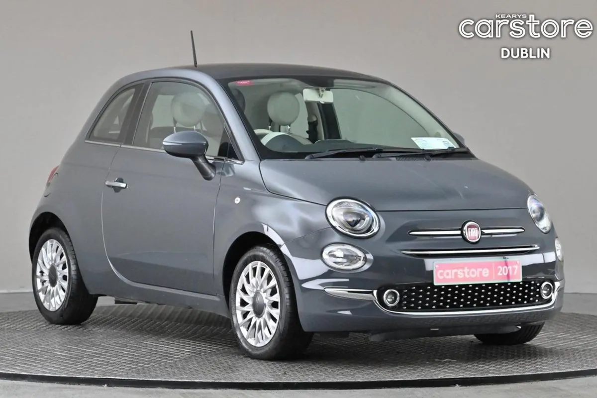 Fiat 500 1.2 Lounge 69bhp 5spd  pan Roof - Image 1