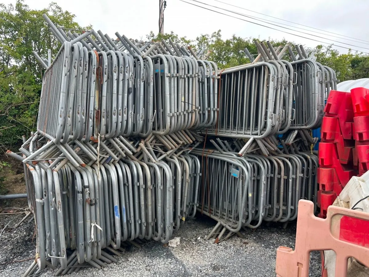 Galvanised safety barriers for sale  1137 - Image 2
