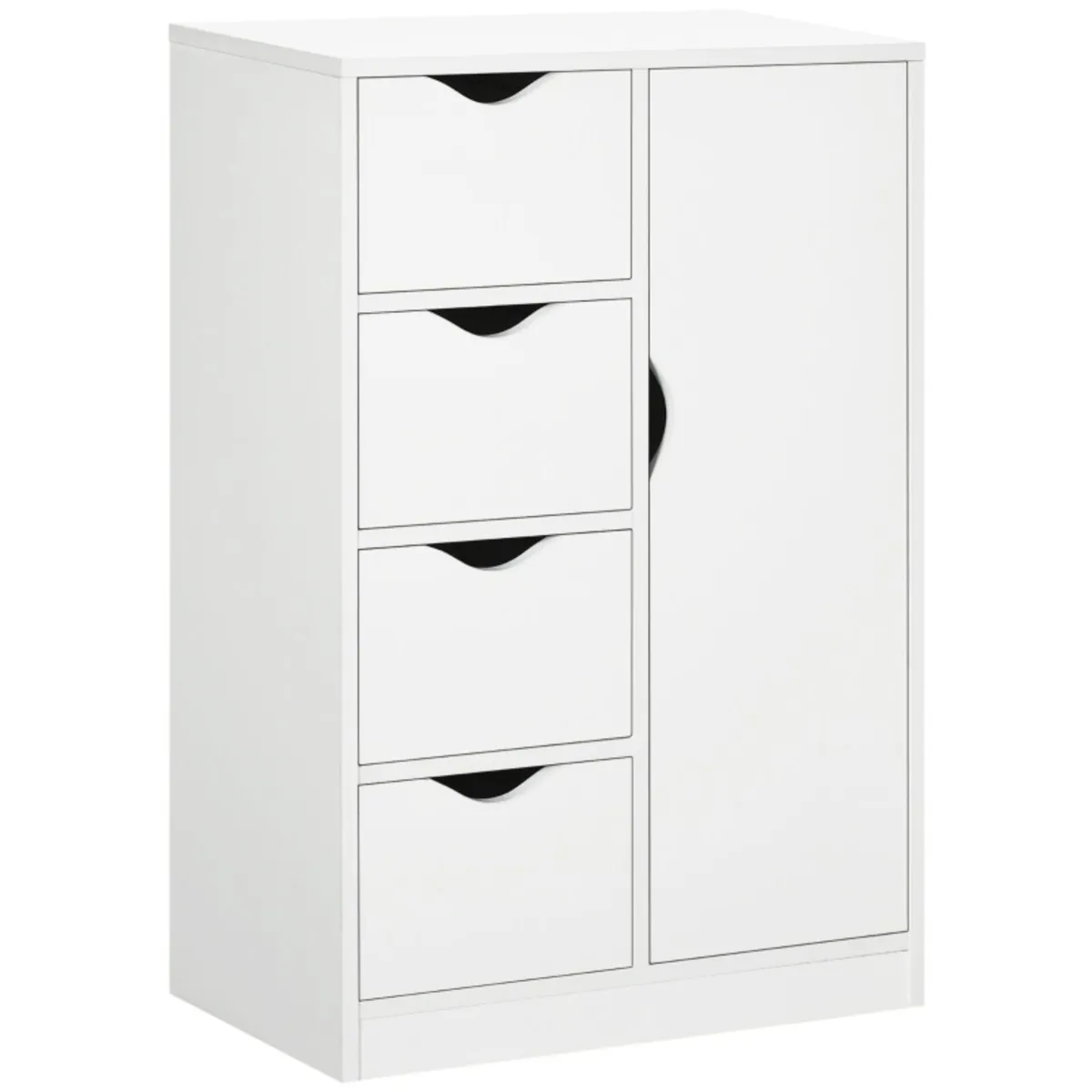 Bathroom Cabinet, Freestanding Storage Cabinet wit - Image 1