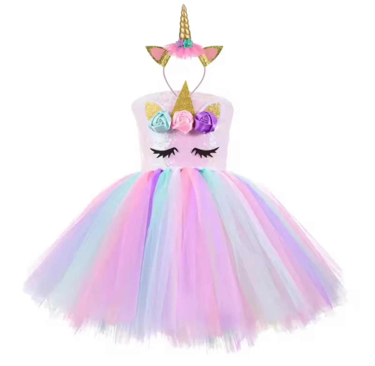 Unicorn Tutu Dress Costume - Image 2