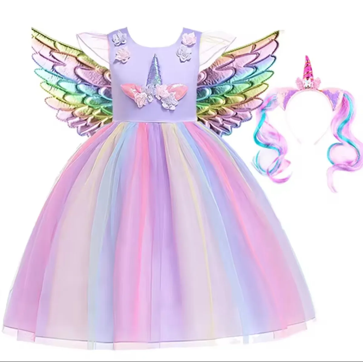 Unicorn Tutu Dress Costume - Image 2