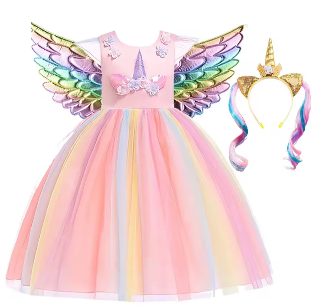 Unicorn Tutu Dress Costume - Image 3