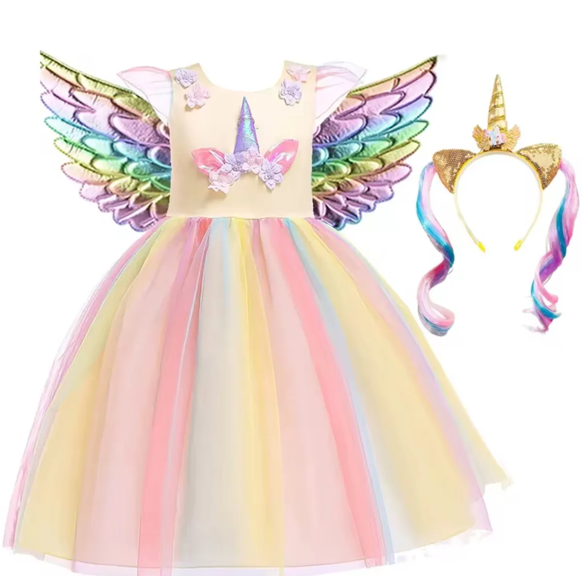 Unicorn Tutu Dress Costume - Image 4