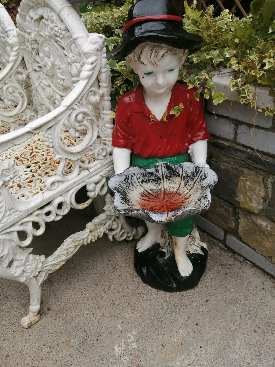 Cast iron bird baths - Image 1