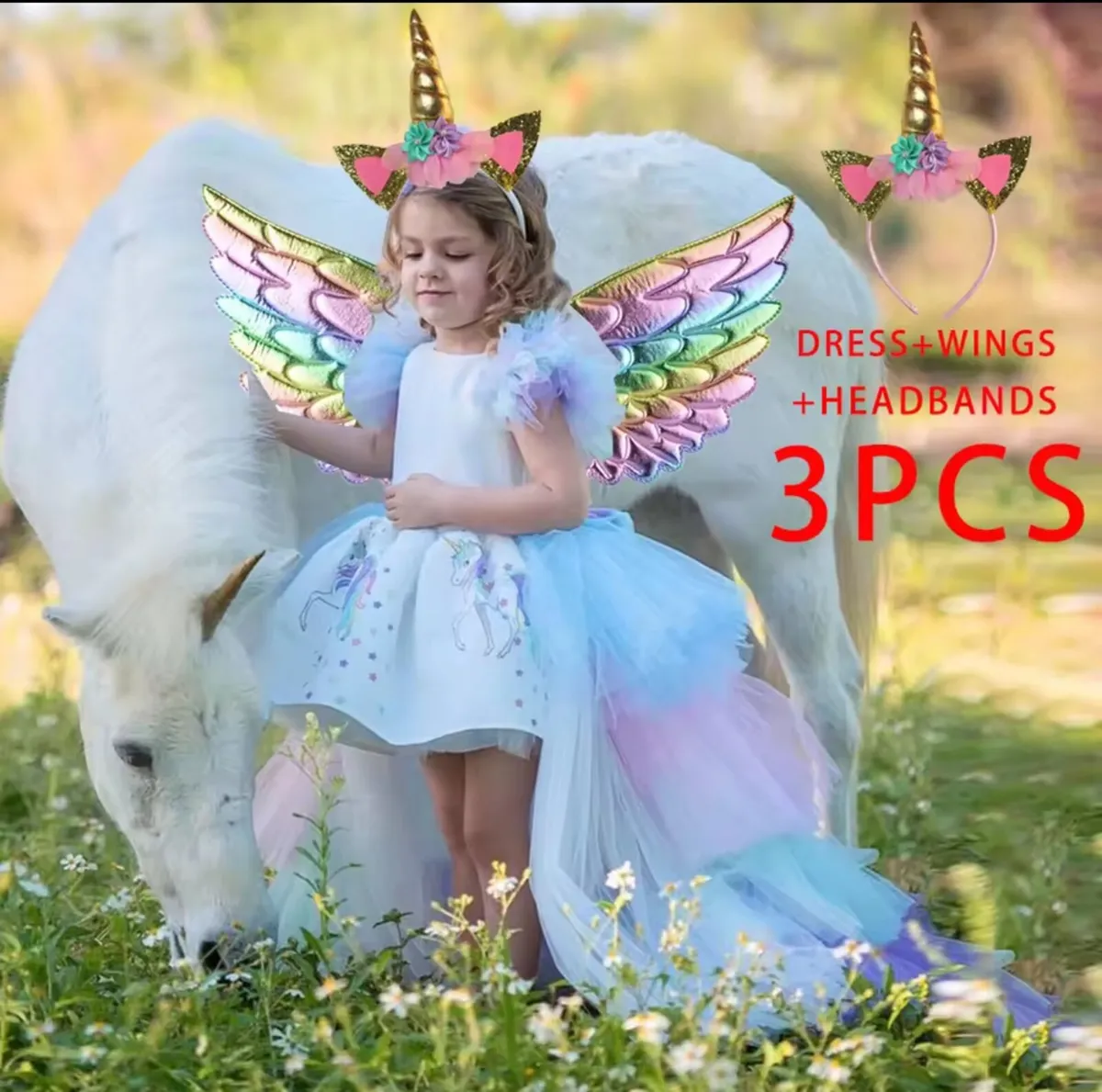 Unicorn Dress Costume - Image 1