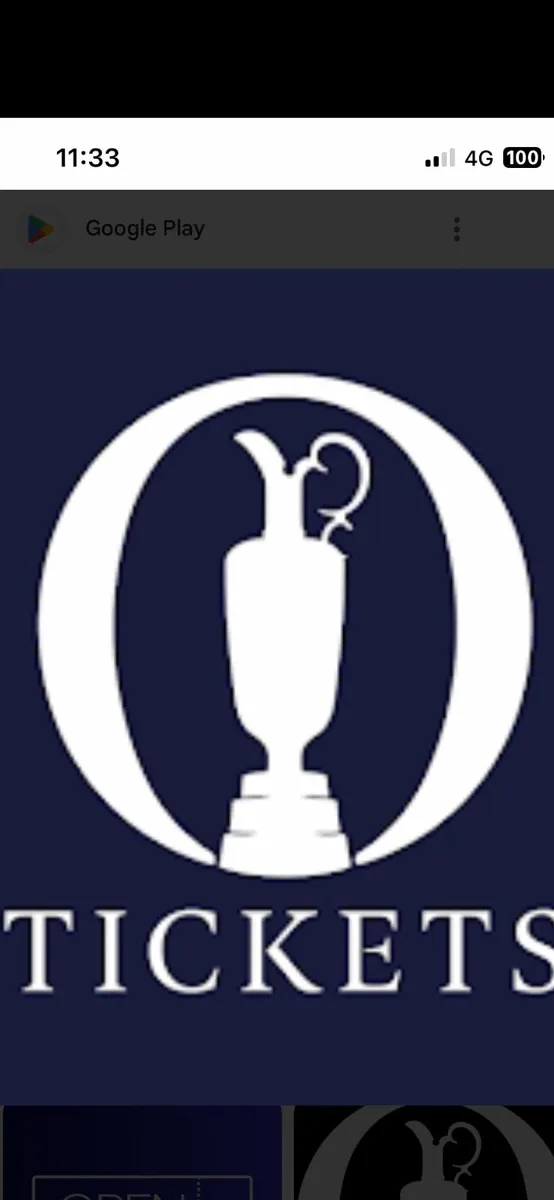Open Championship Sunday Tickets