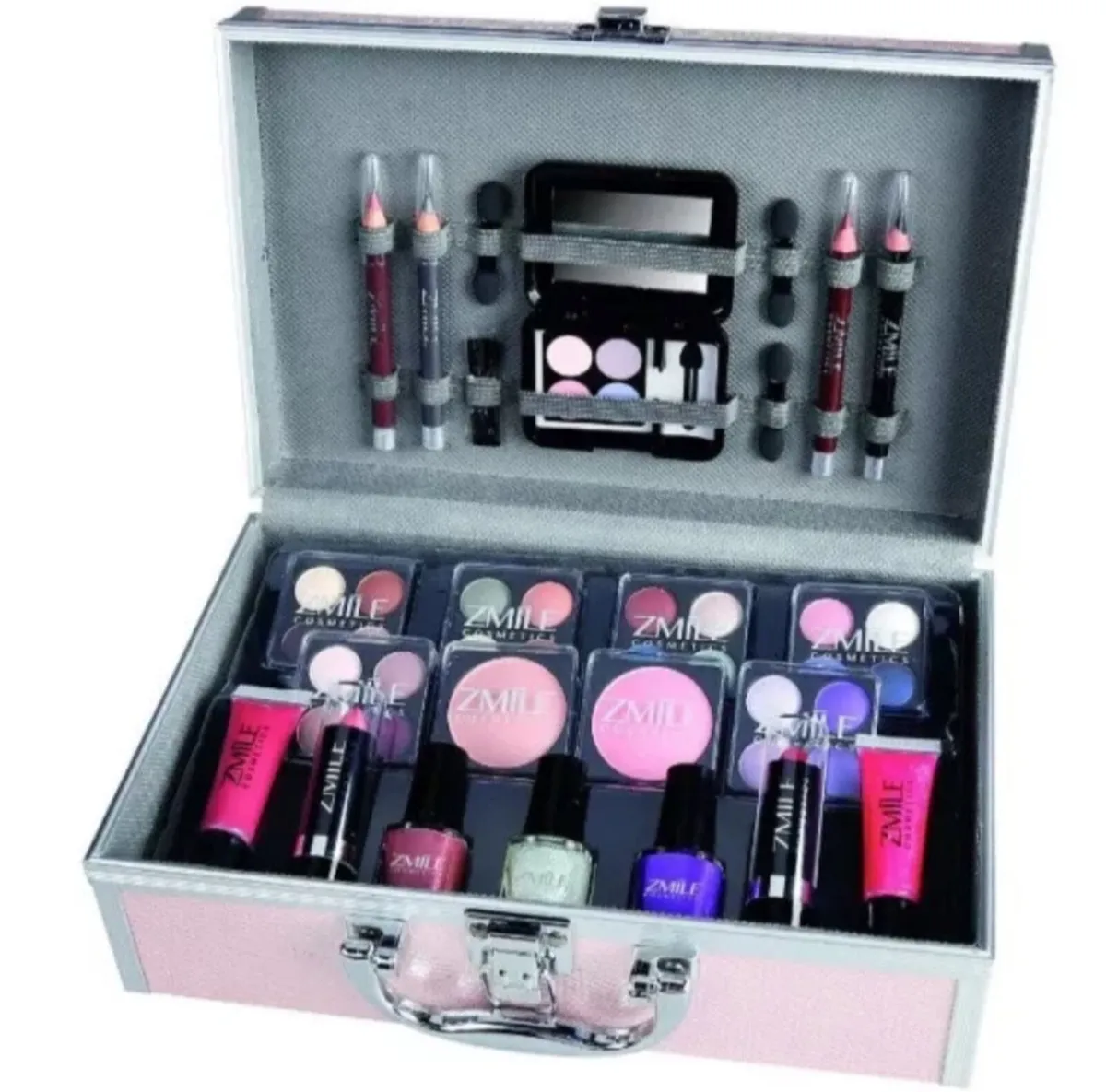 42pc Vanity Case  Beauty Cosmetic Set Make Up Box - Image 3