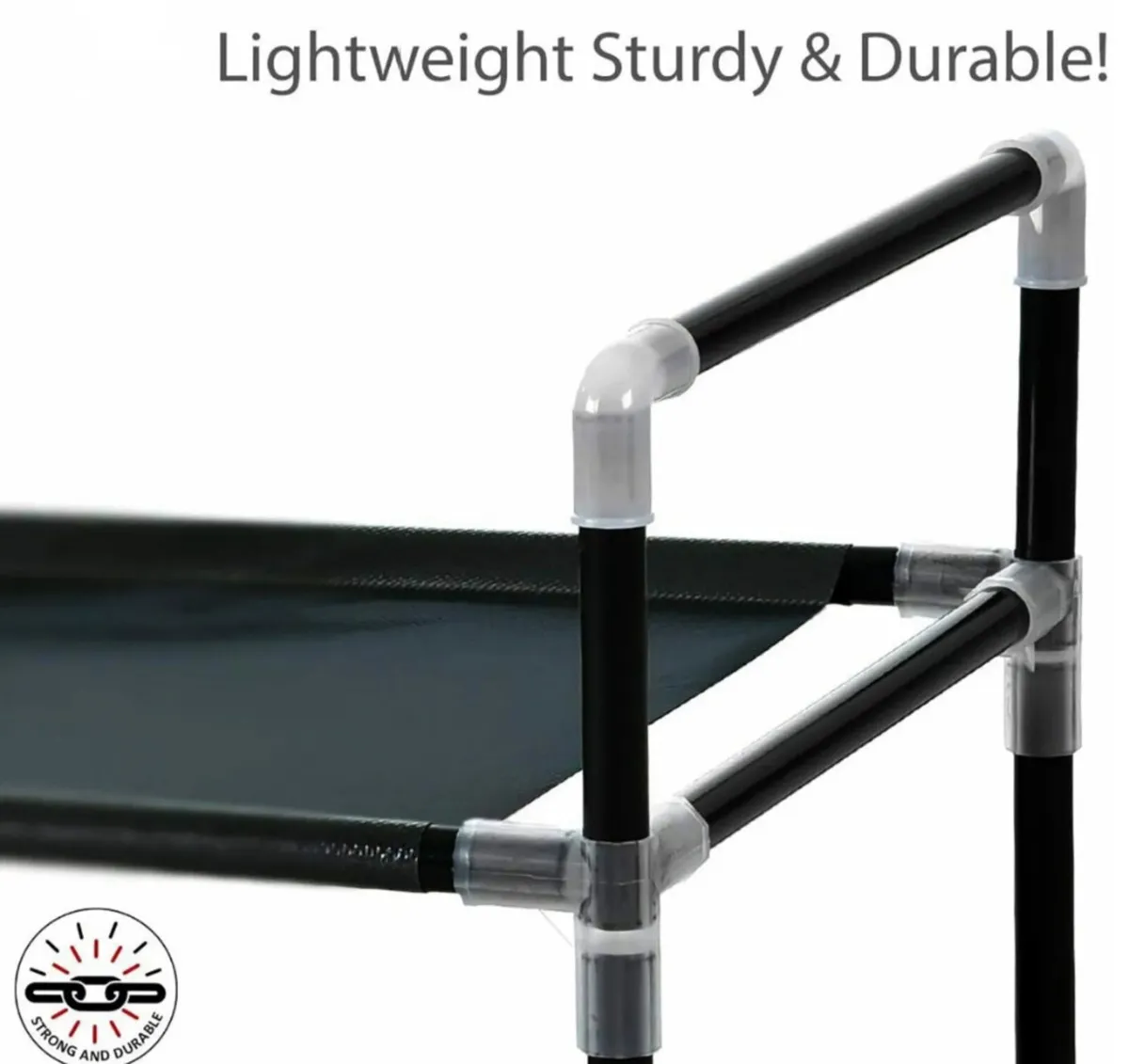 5 Tier Shoe Rack Metal Frame Storage NEW - Image 3