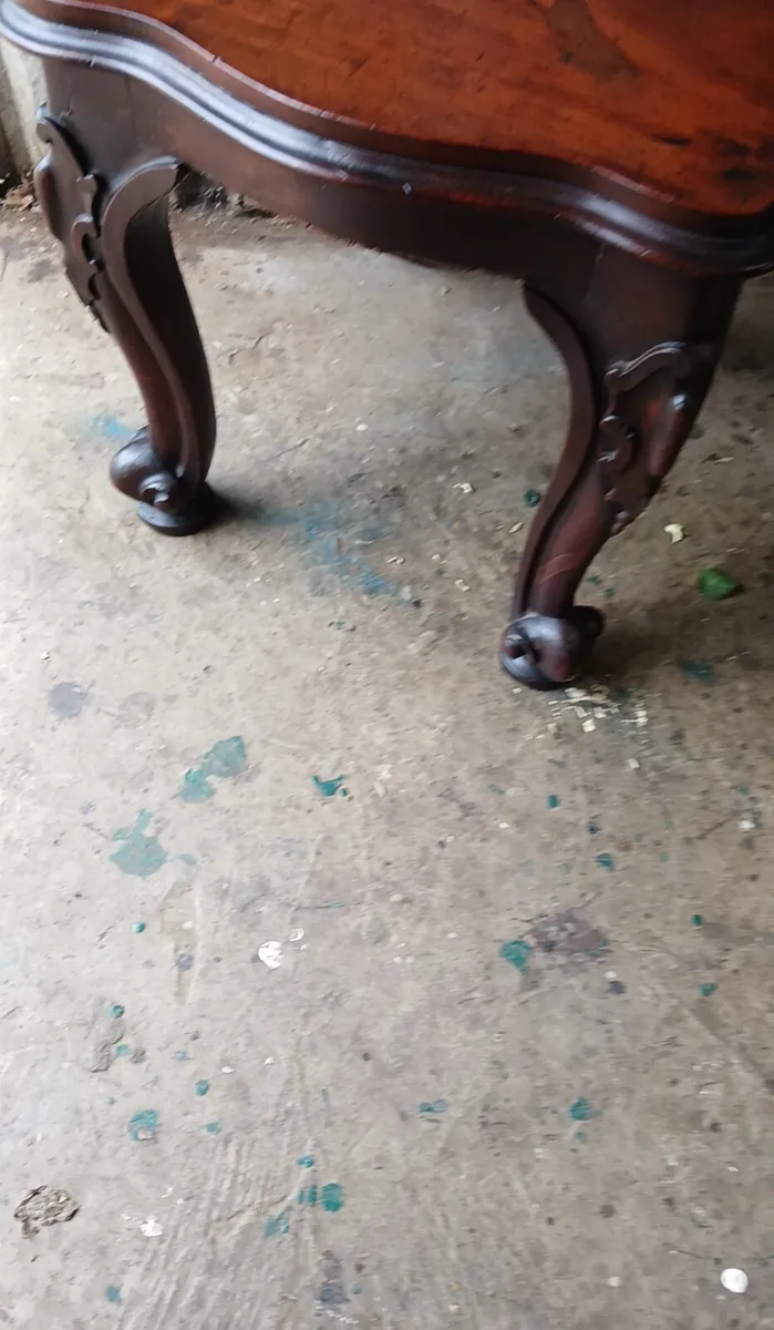 Mohagany carved chair - Image 2