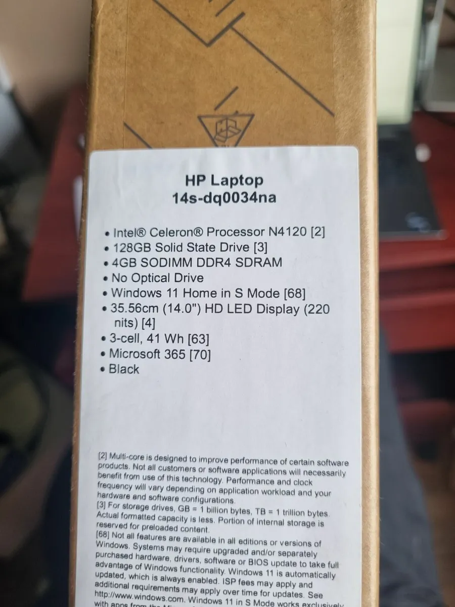 *New* Hp Laptop 14inch 128gb - Image 2