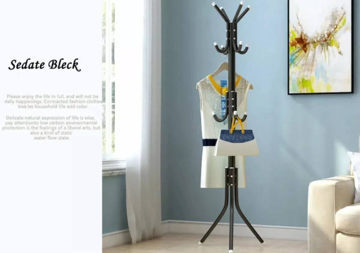 Metal Coat Umbrella Stand Garment Rack - Image 3
