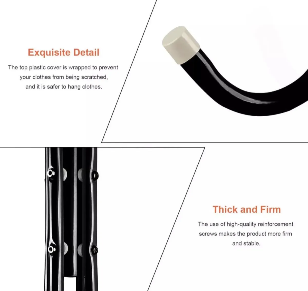 Metal Coat Umbrella Stand Garment Rack - Image 4