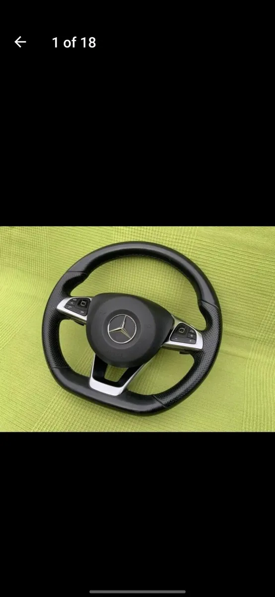 Merceded Benz genuine steering wheel - Image 1