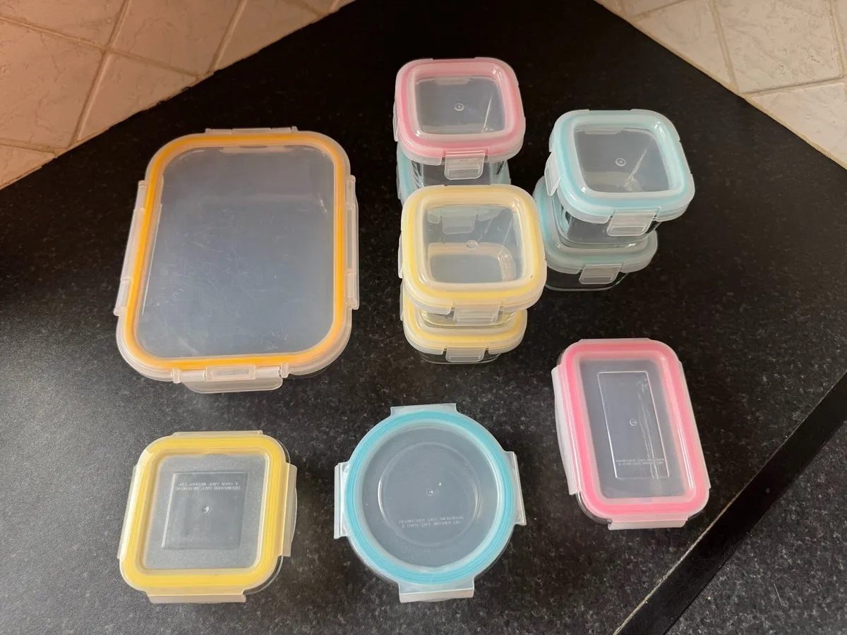 Glass Food Storage Containers - Mixed Sizes - Image 3