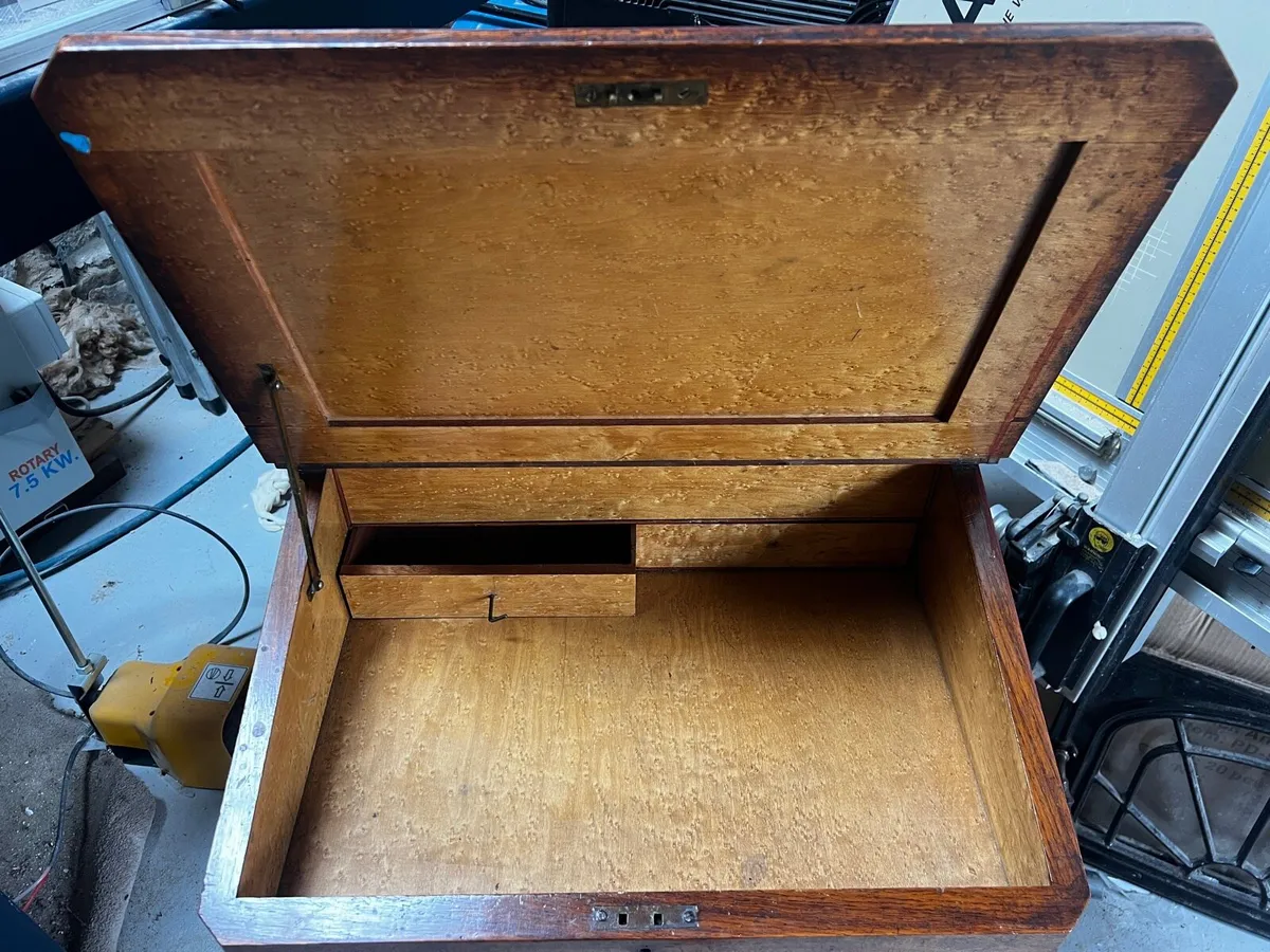 Antique Davenport writing desk - Image 4