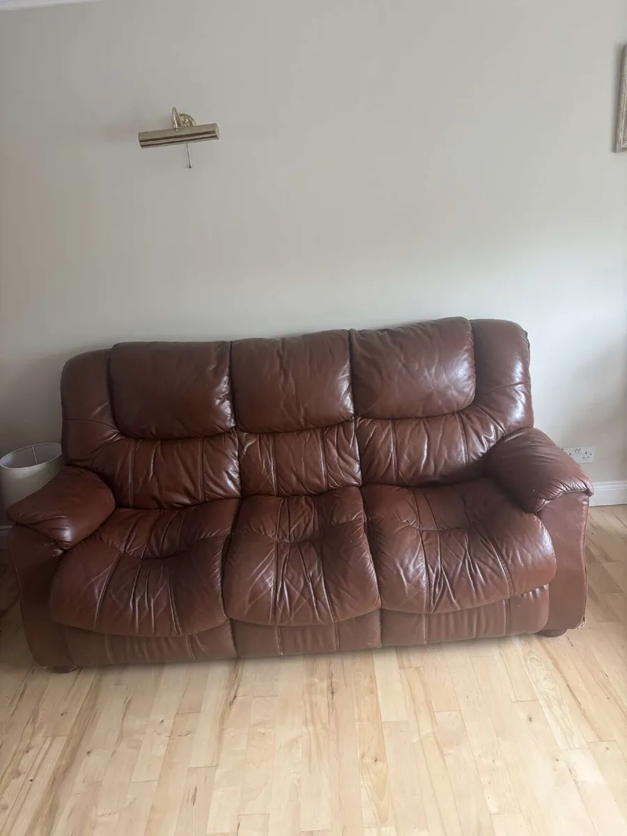 3-Seater Couch & Matching Armchair - Image 2