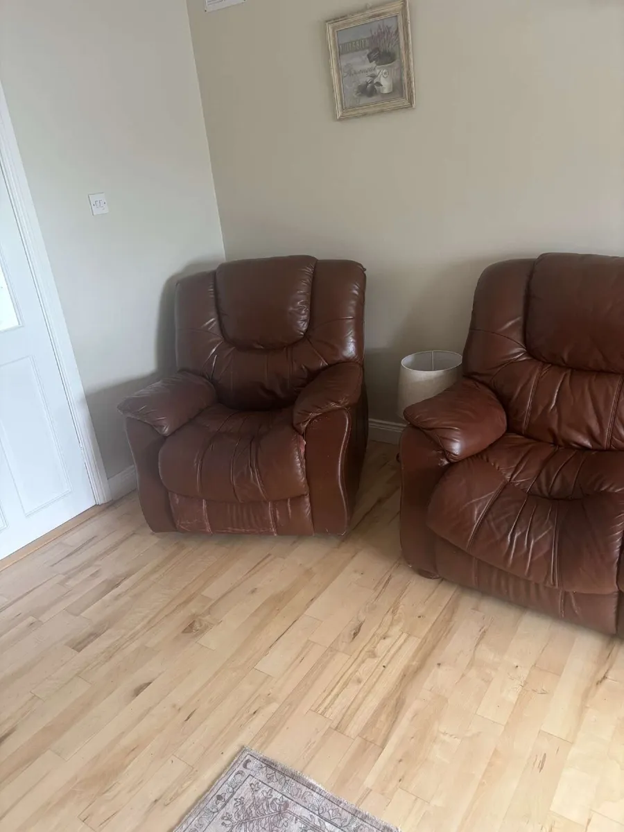 3-Seater Couch & Matching Armchair - Image 3