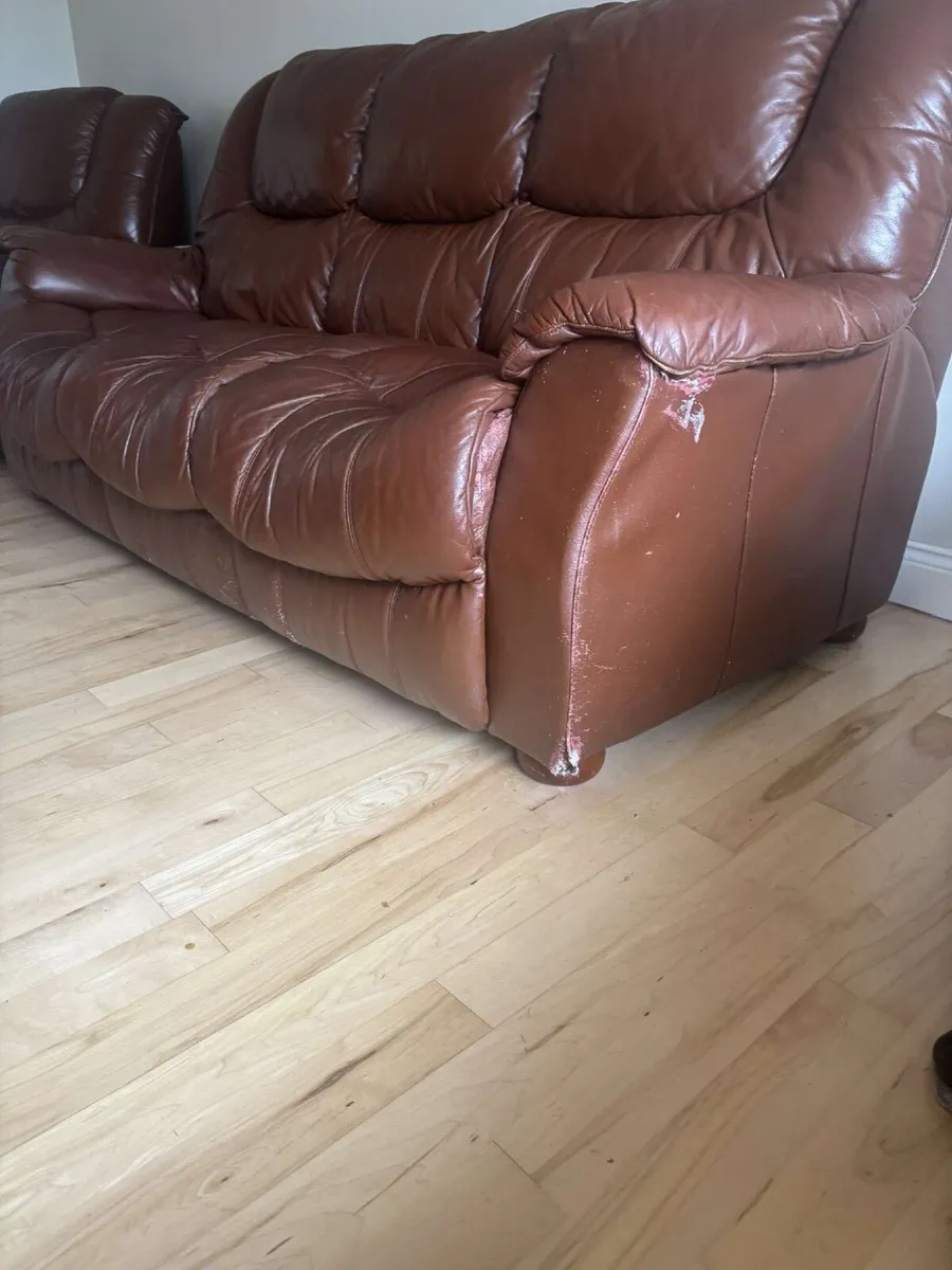 3-Seater Couch & Matching Armchair - Image 4