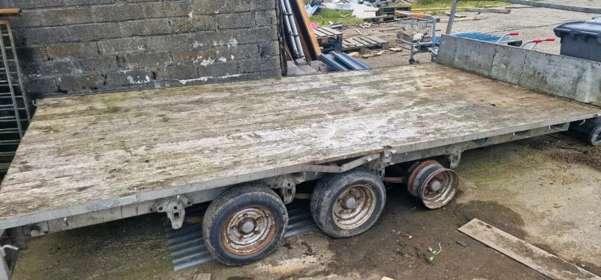 Ivor williams 14 ft x 6 1/2 ft trailer - Image 1