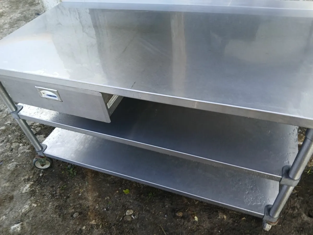 Stainless steel table ...catering unit delivered - Image 1