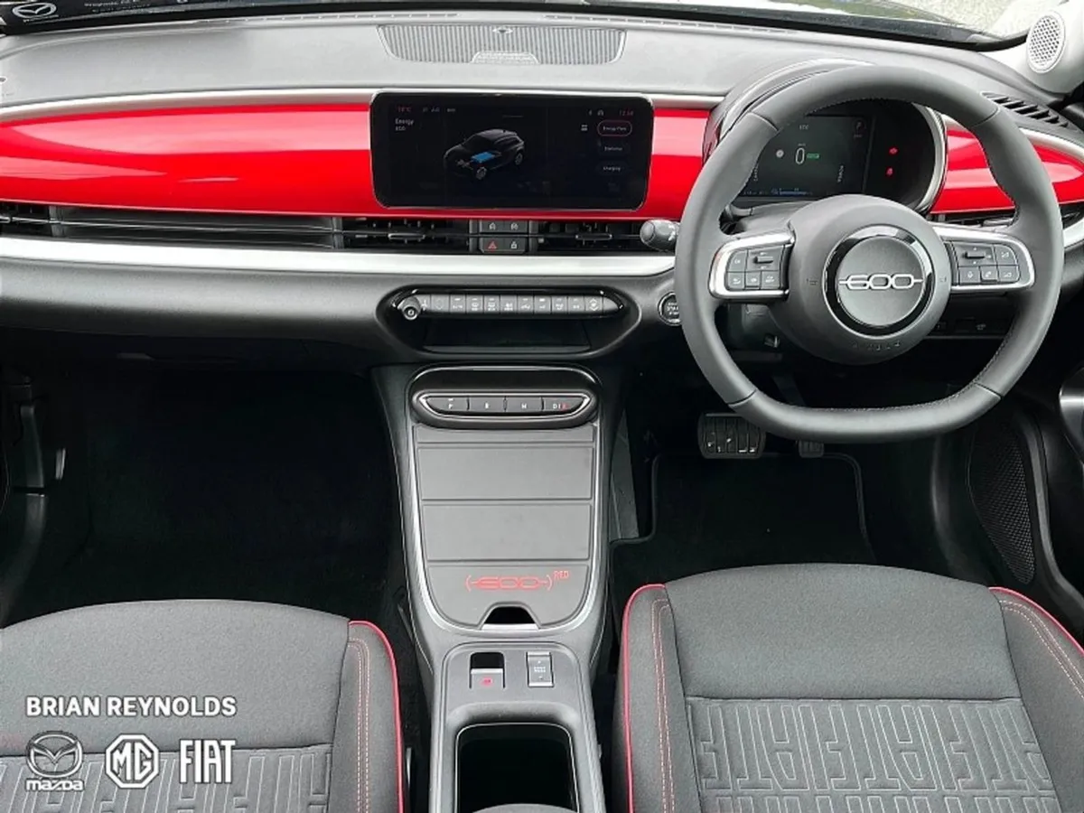 Fiat 600 (red) 54kwh 115kw (156hp) - Image 3