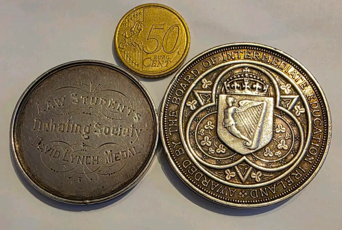 Irish Silver medals - Image 1