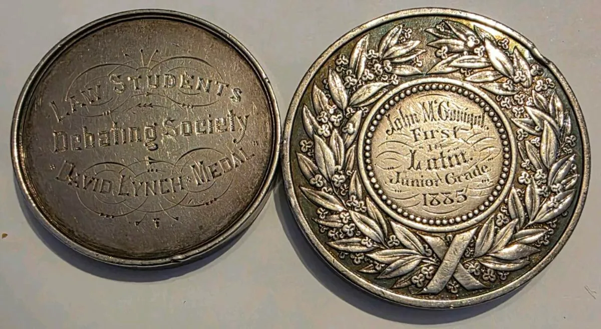 Irish Silver medals - Image 3