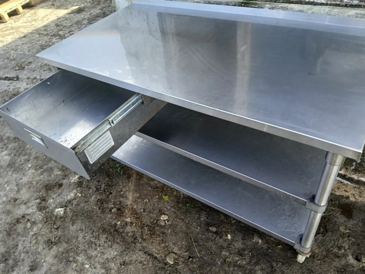 Stainless steel work table unit ...delivered - Image 1