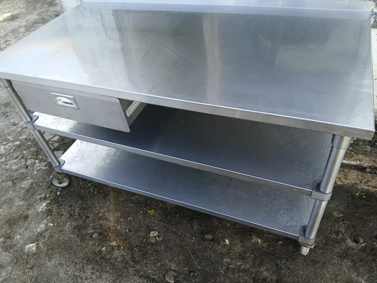 Stainless steel work table unit ...delivered - Image 4