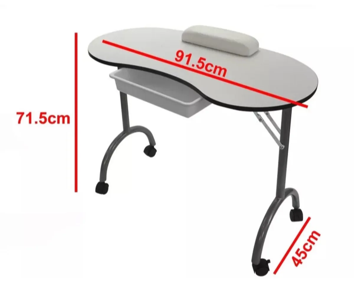 NEW Portable Foldable Manicure Nail Salon Table - Image 2