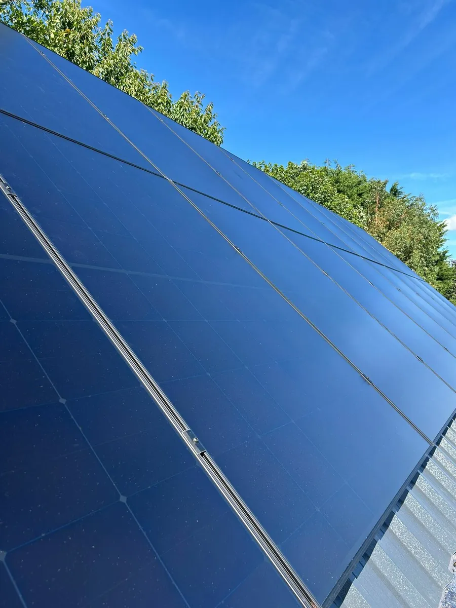 Longi all black bifacial 430w solar panels - Image 1