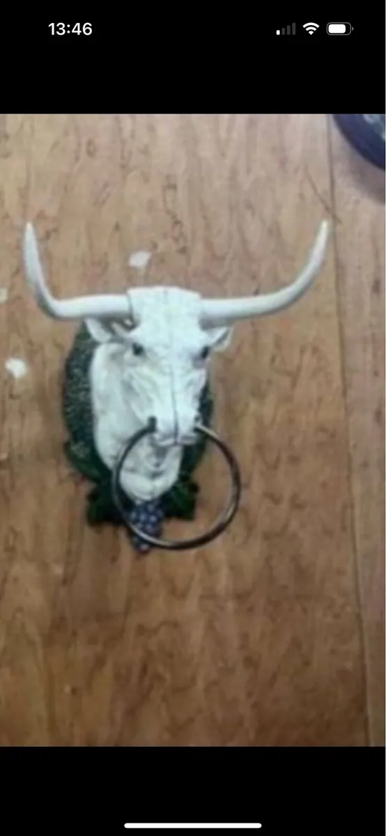 Bull door knocker - Image 2
