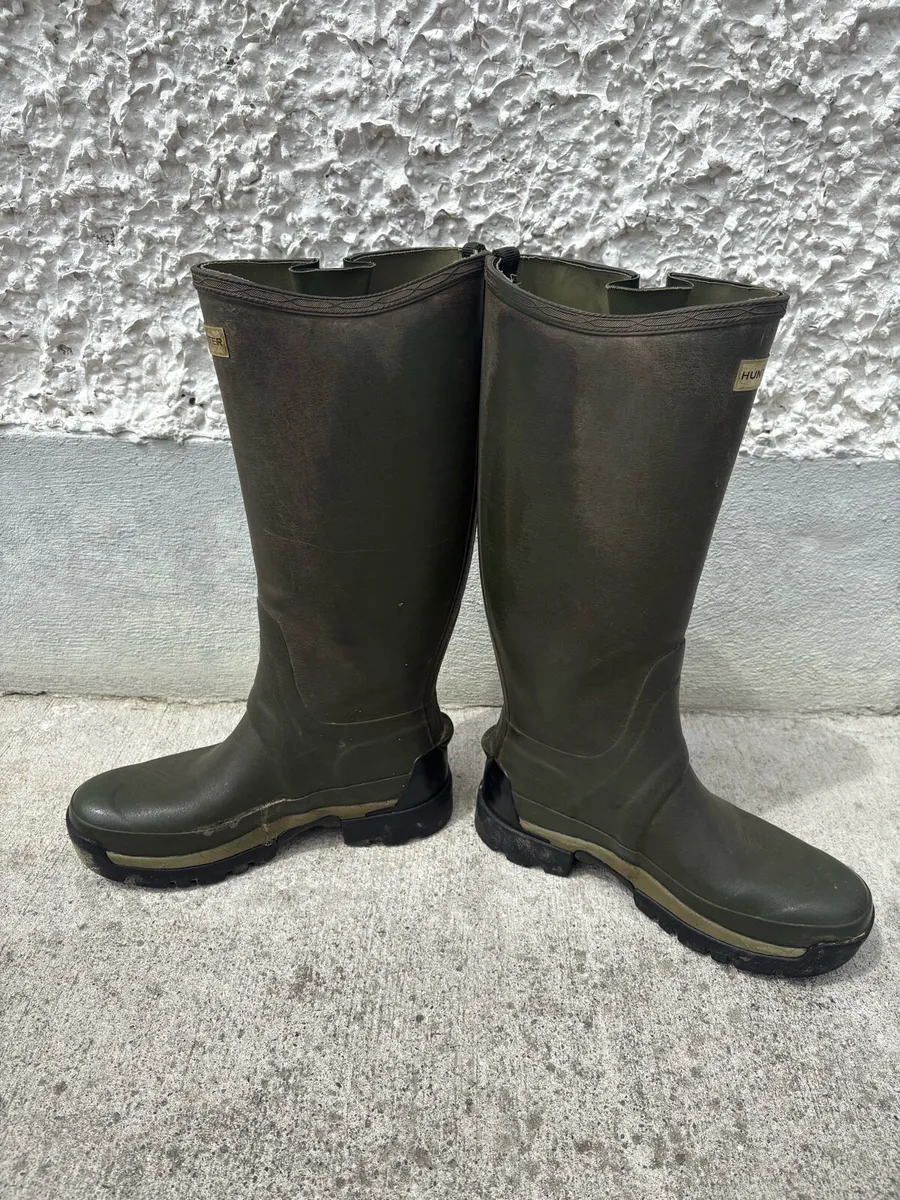 Olive Green Men’s Hunter Balmoral Boots - Image 3