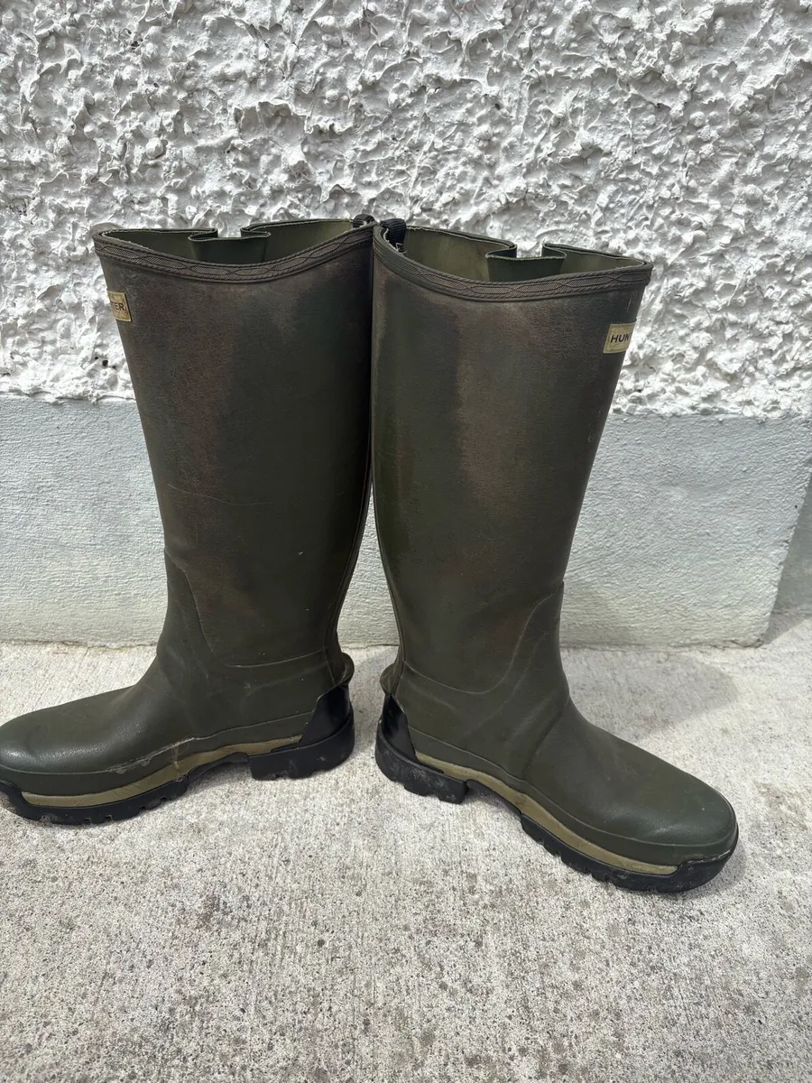 Olive Green Men’s Hunter Balmoral Boots - Image 4