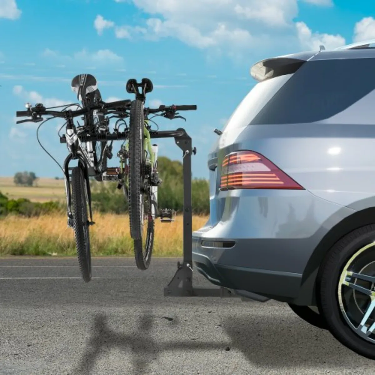 Hitch Mount Bike Rack, 4-Bike Carrier Rack, 150 LB - Image 3