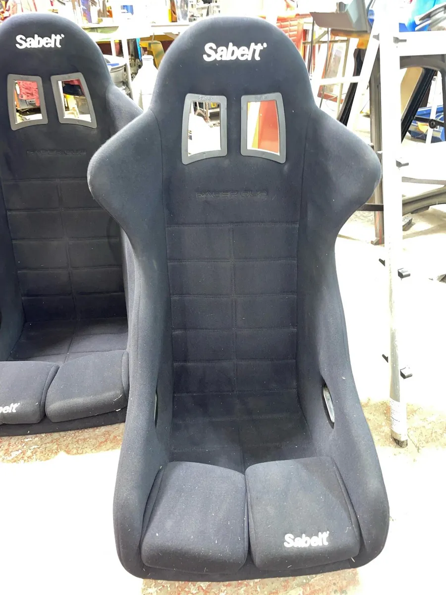 Pair Rally Race Seats & Harnesses - Image 1