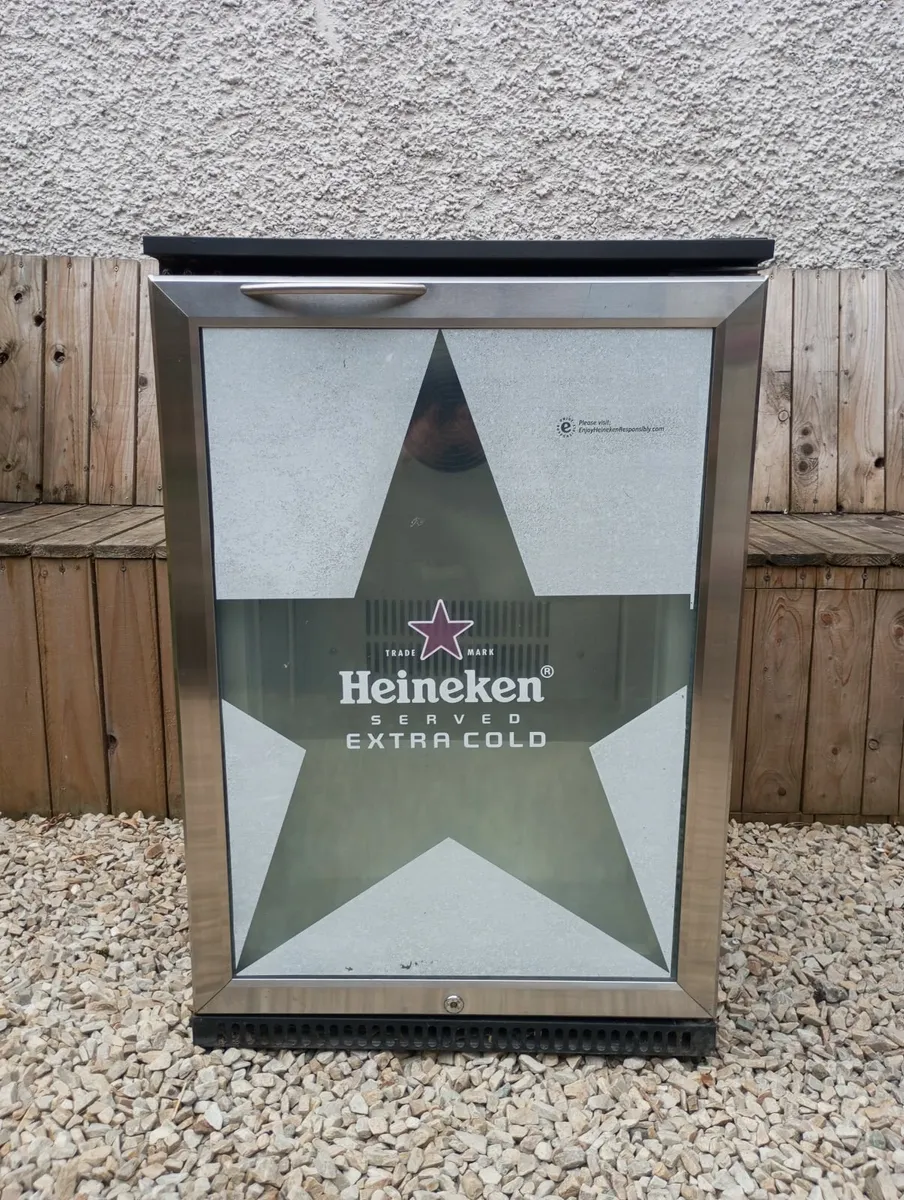 Heineken bar fridge freezer - Image 1