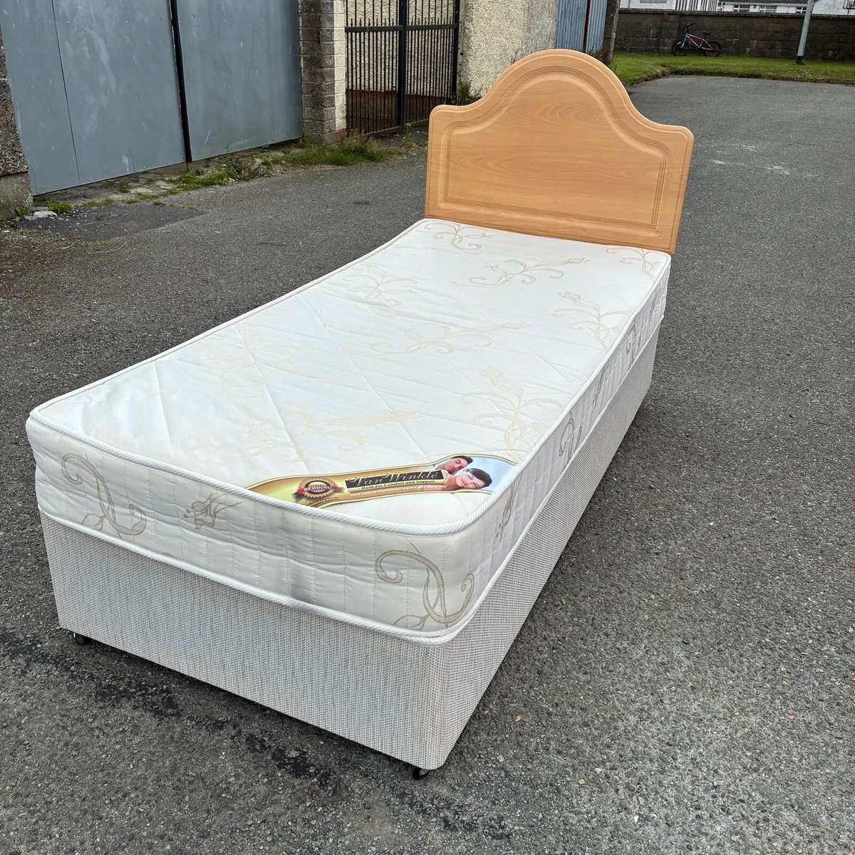 Single bed with Mattress & Headboard - Image 3