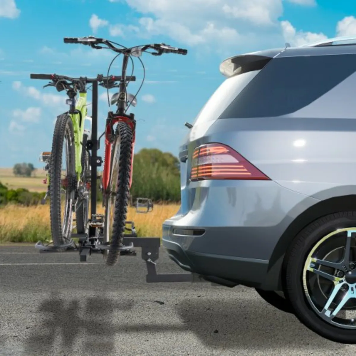Hitch Mount Bike Rack, 2-Bike Platform Style, 160 - Image 4
